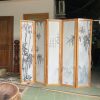 Bình phong M001V khung thẳng với mặt tranh